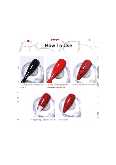 Lılycute 7ml Çatlayan Oje Crackle Gel Polish Cn04 60082