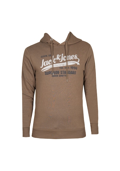 Jack & Jones Erkek Sweatshırt 12226943-otter 12226943-otter Kahverengi Kahverengi