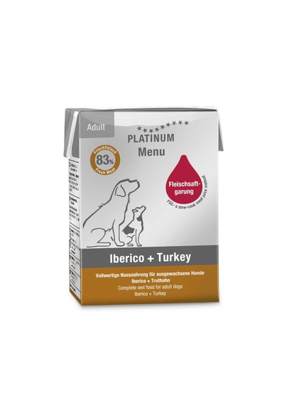 Platinum Iberico Ve Hindili Köpek Yaş Maması 185 Gr