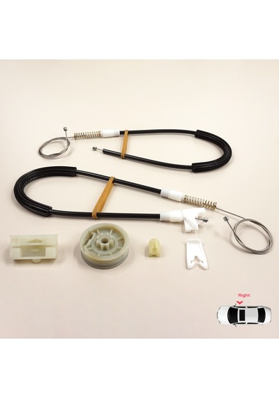 Sağ Kapı Cam Kriko Seti Renault Megane Mk1 Coupe 1996-2003 İçin