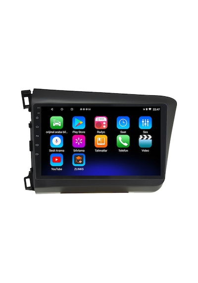 Honda Civic Fb7 2012-2016 Android 3 Gb + 32 Gb Rom Carplay Multimedya