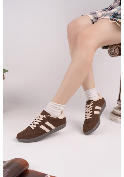 Muggo Gordon Unisex Ortopedik Günlük Garantili Bağcıklı Yürüyüş Koşu Sneaker Spor Ayakkabı Kahverengi Muggo Gordon Unisex Ortopedik Günlük Garantili Bağcıklı Yürüyüş Koşu Sneaker Spor Ayakkabı Kahverengi