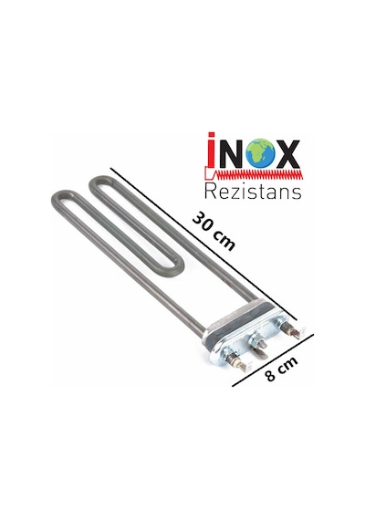 Çamaşır Makinası Rezistansı 30 Cm 2000 Watt Deliksiz