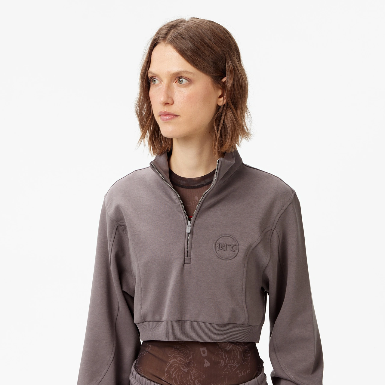 Unıted4 Classic Kadın Gri Sweatshirt Cuko25aw Gri