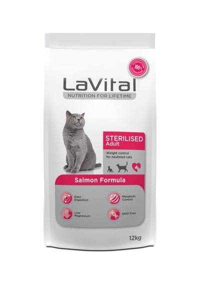 Vital Somonlu Kısırlaştırılmış Kedi Maması 12 Kg