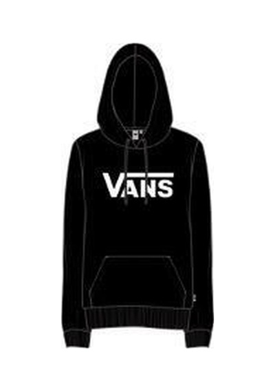 Vans Wm Drop V Logo Hoodıe-b Kadın Sweat Shirt Vn0a5hnpblk1 Çok Renkli