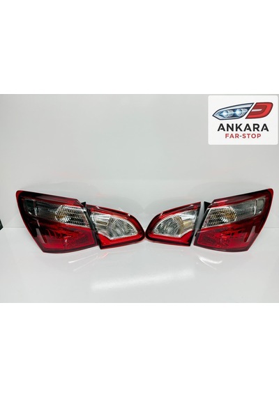 Nissan Qashqai 2010 - 2013 Stop Lambası Sağ - Sol İç Ve Dış Takım Ledli Tip Toplam 4 Adet Stop