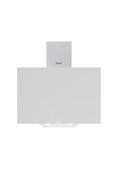 Flowart Turbolu Silenart QBL62CB - SC406 - D078SA Beyaz 65 Cm Woklu Ocak Cam Ankastre Set