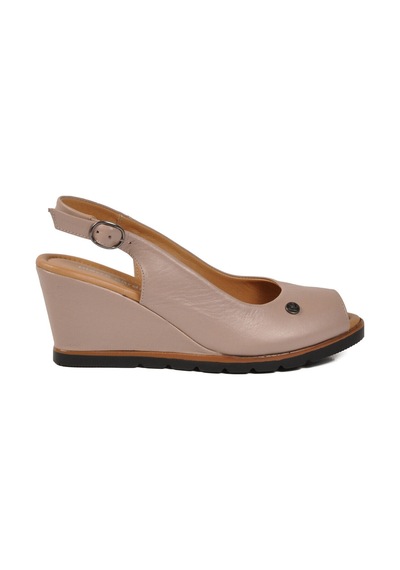 Pierre Cardin Bej Kadın Topuklu Sandalet Pc-54596 Z