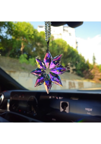 Kristal Araba Dikiz Aynası Süsü J-style Dikiz Aynası Süsü Araba Hediyesi-cam Kristal Kullanımı Yasal Ürün