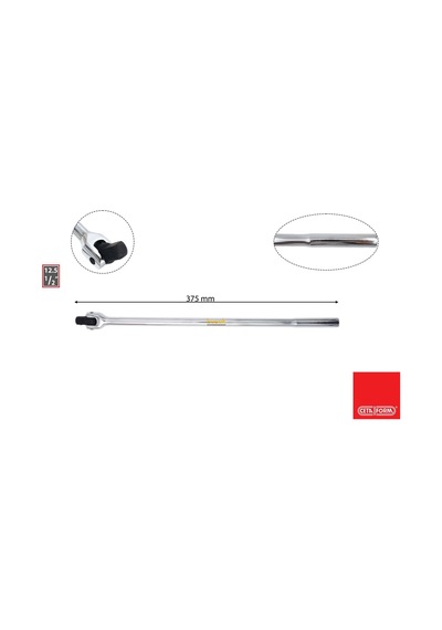 Ceta Form 375 Mm 1/2 Metal Saplı Mafsallı Kol C21-38mr