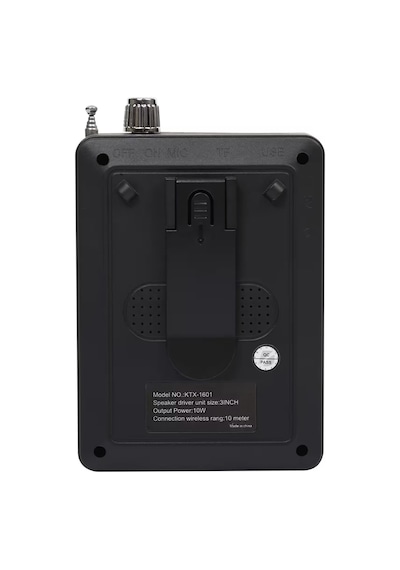 Subzero Ktx 1601 Mikrofonlu Rehber Öğretmen Amfisi Usb/tf/aux Fm Destekli Hoparlör
