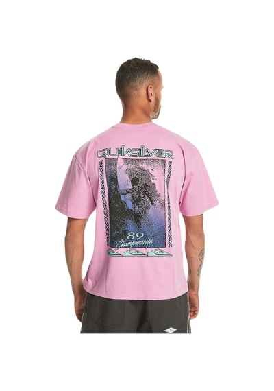 Quiksilver Back Flash Ss Erkek T-shirt-pembe