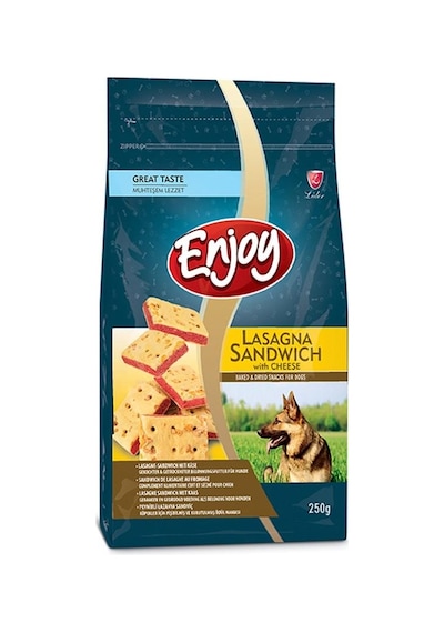 Enjoy Sandviç Kare Peynirli Yetişkin Köpek Ödül Bisküvisi 250 G