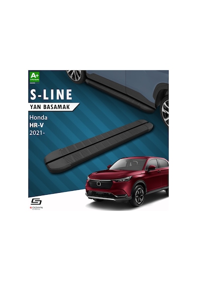 S-dizayn Honda Hr-v 3 S-line Siyah Yan Basamak 173 Cm 2021 Üzeri