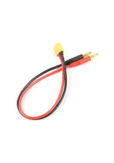 4 Mm Banana - Erkek Xt60 Dönüştürücü Kablo - 30 Cm, 14 Awg