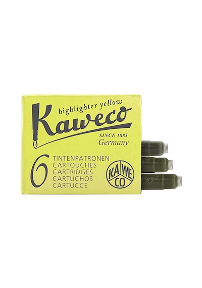 Kaweco Neon Sarı 6Lı Kartuş 10001220