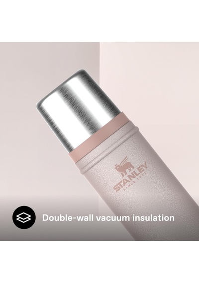 Classic Legendary Vakumlu Termos 0.60 Litre - Hammertone Rose Quartz Paslanmaz Çelik Çok Renkli
