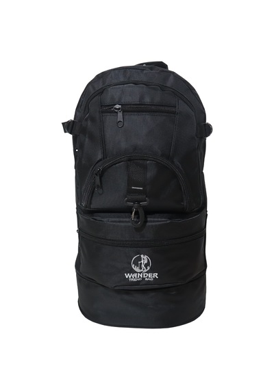 Bag Trend Bt Kamp Çantası 45 Litre Sırt Çantası Körüklü Trekking Outdoor Su Geçirmez 5 Gözlü Astarlı Siyah