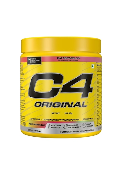 Cellucor C4 Orıgınal Watermelon Preworkout Pump Booster 30 Servıngs