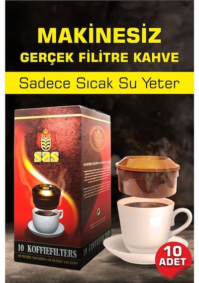 Sas Filtre Kapsül Kahve 10'lu