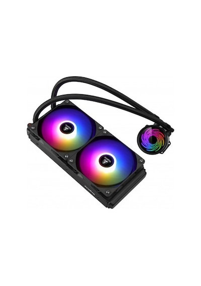 Segotep Bevere 240 Argb Siyah Sıvı İşlemci Soğutucusu Am5 Ve Lga1700 Uyumlu
