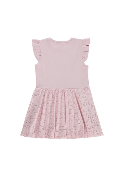 Civil Girls Balon 6-9 Yaş Elbise - Pembe
