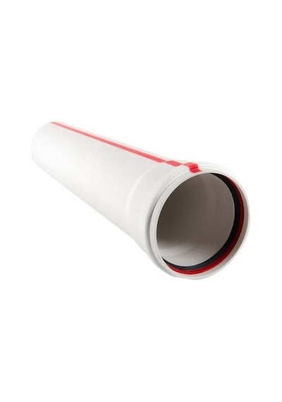 Kalde Pvc Atık Su Borusu 3,2 Mm Kalınlık 75 X 1000