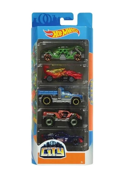 Hot Wheels Araba Seti 5'li 1806 Şeffaf