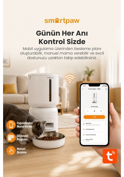 Fresh Feeder Akıllı Otomatik Mama Kabı Distribütör Garantili