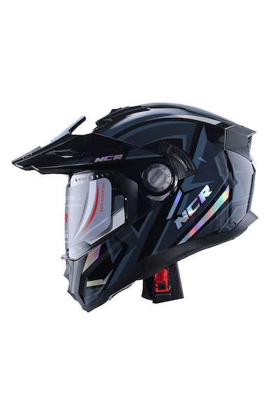 Ncr X-Cross Çene Açılır  Ece-22.06 Kask Mavi Gri
