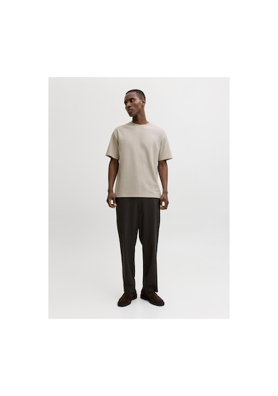 Jack & Jones Jprblaethan Ss Logo Tee Sn Bej