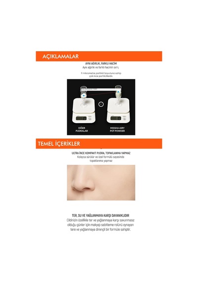 Kızarıklık Karşıtı Ultra Hafif Sıkıştırılmış Pudra 8g Airy Pot Pressed Powder Mint Diğer