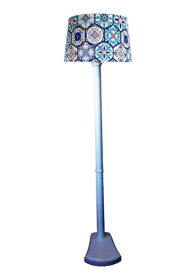 Lambada Masif Ahşap Tek Ayaklı Lambader ( Etnik Desen)(516277395)