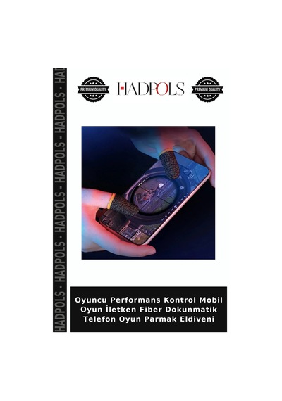 Oyuncu Performans Kontrol Mobil Oyun İletken Fiber Dokunmatik Telefon Oyun Parmak Eldiveni