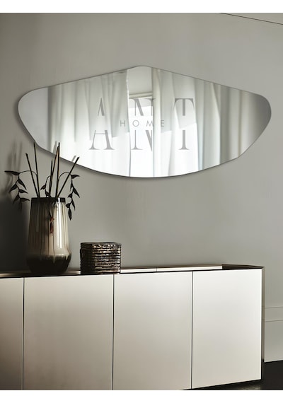 Soft Boy Aynası, Duvar Aynası 112cm X 50cm 115 X 50 Gümüş Antsoft11550 Gümüş