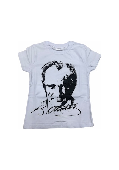 Çocuk Atatürk Baskılı Tişört Penye Body Unisex