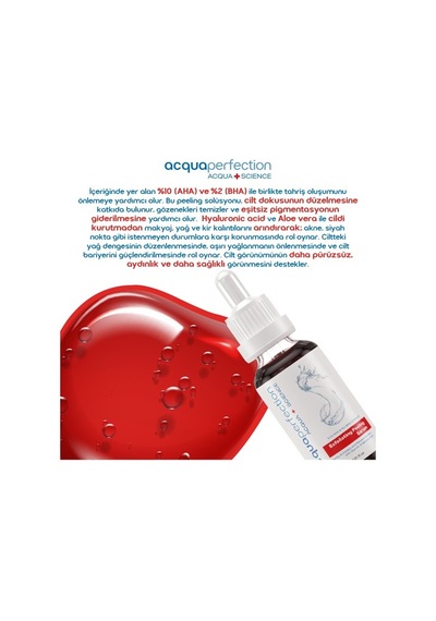 Acqua Perfection Exfoliating Cilt Tonu Eşitleyici Ve Yenileyici Peeling Serum 30 ML