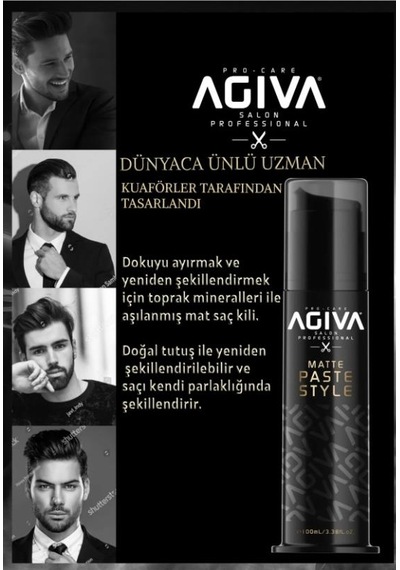 Agıva Saç Şekillendirici Matte Paste Wax 100 Ml