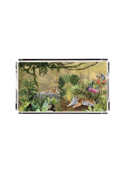 Kaplan Pleksi Tepsi - 40x24 Cm