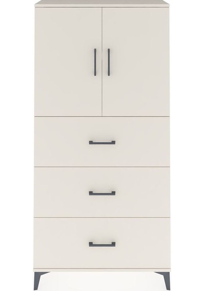 Arges Dolap 2 Raflı 3 Çekmeceli 2 Kapaklı 88x30x182 Aytaşı-ay... Aytaşı