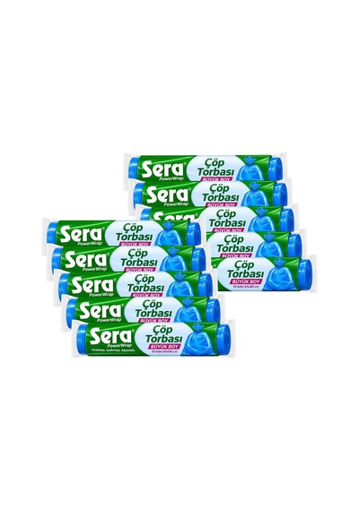 Sera Çöp Torbası Büyük Boy 10 Lu 65x80 Cm X 10 Adet