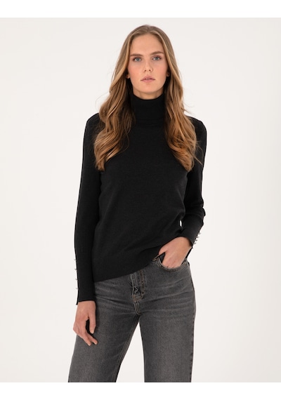 Pierre Cardin Kadın Antrasit Kazak /triko 50310886-vr006 Antrasit