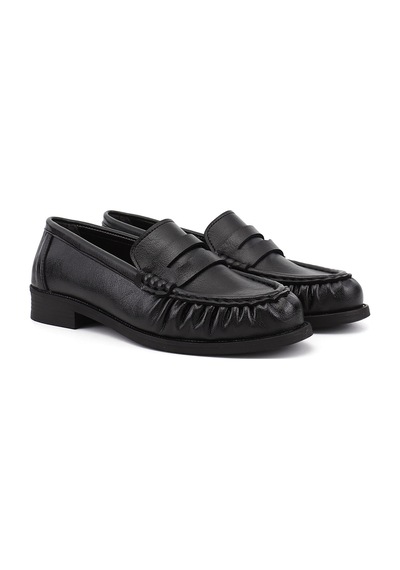 Gönderir Kadın Siyah Loafer Ayakkabı Ddza87335885