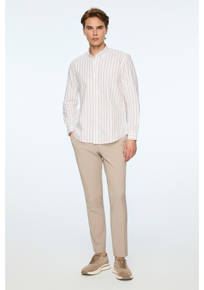 Morven Erkek Vizon Pamuk Trend Çizgili Dynamic Fit Düğmeli Yaka Gömlek 26ms004027405 Vizon Morven Erkek Vizon Pamuk Trend Çizgili Dynamic Fit Düğmeli Yaka Gömlek 26ms004027405 Vizon
