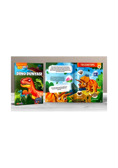 Dinozor Dünyası İlk Ansiklopedim Etkinlik Kitabı / 4d Artırılmış Gerçeklik