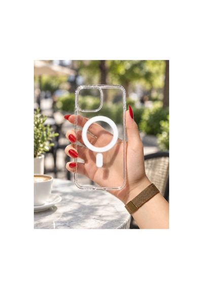 Apple iPhone Uyumlu 13 Pro Güçlendirilmiş Magsafe Şarj Özellikli Sararmaz Kristal Sert Kapak Kılıf Ve Kırılmaz Ekran Koruyucu Beyaz Beyaz Apple iPhone Uyumlu 13 Pro Güçlendirilmiş Magsafe Şarj Özellikli Sararmaz Kristal Sert Kapak Kılıf Ve Kırılmaz Ekran Koruyucu Beyaz Beyaz