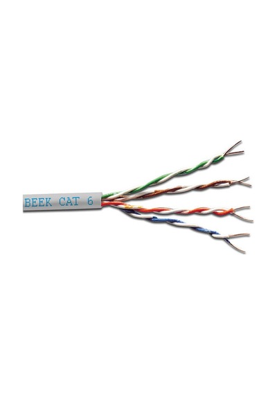 Beek Bc-305-uu6-hf 305 Mt Cat6 U/utp 23awg Lsoh Gri Network Kablosu