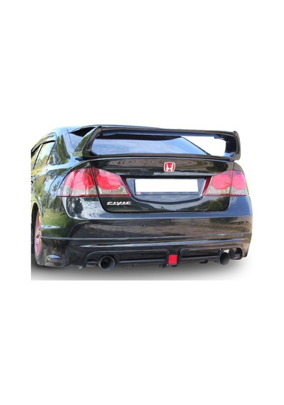 Honda Civic Krom Bagaj Alt Çıta Formlu 2006-2011 Paslanmaz Çelik
