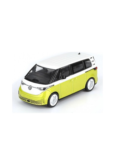 Mini Gt 1/64 Volkswagen Id.buzz Candy White / Pomelo Yellow